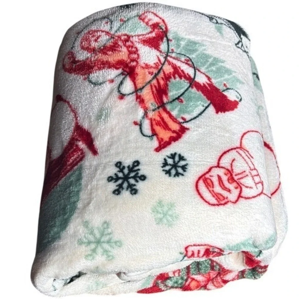 Star Wars Holiday Christmas Oversized Supersoft Throw Blanket 5'x6' GIFT NEW